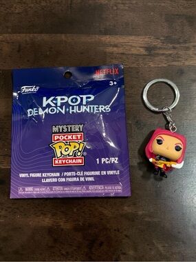 NEW Funko! Netflix K-Pop Demon Hunters - MIRA Keychain Pocket Pop! OPENED BAG